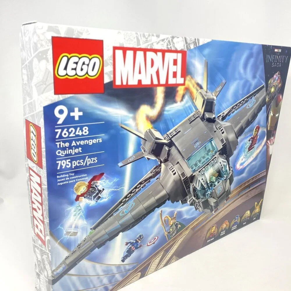LEGO Marvel The Avengers Quinjet 76248 Spaceship Minifigures Infinity Saga NEW - Picture 2 of 10